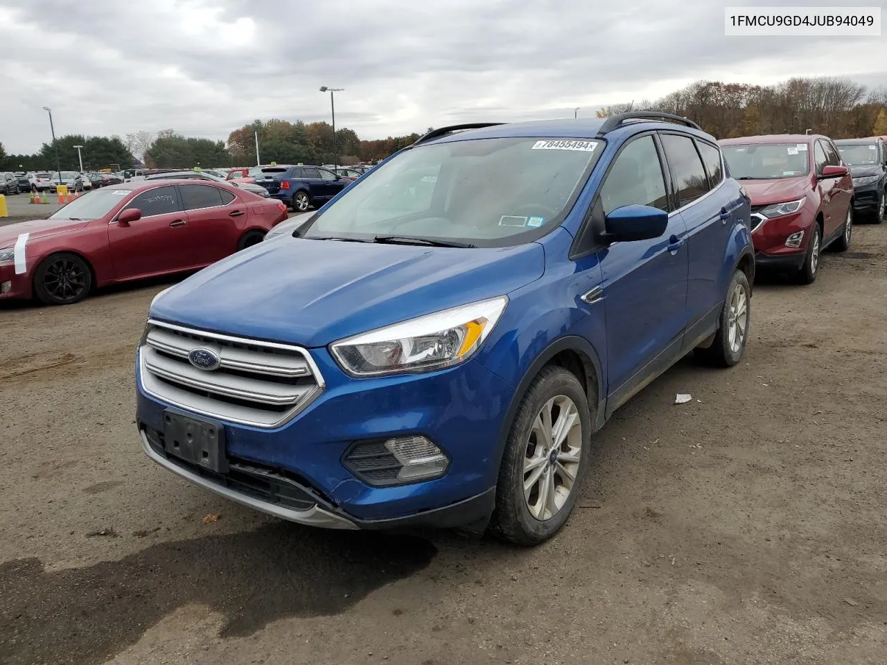 2018 Ford Escape Se VIN: 1FMCU9GD4JUB94049 Lot: 78455494