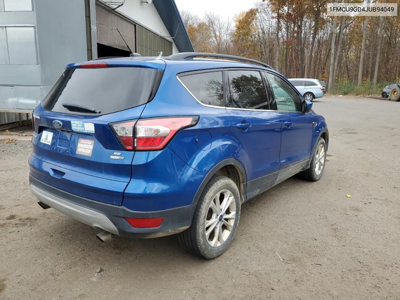 2018 Ford Escape Se VIN: 1FMCU9GD4JUB94049 Lot: 78455494