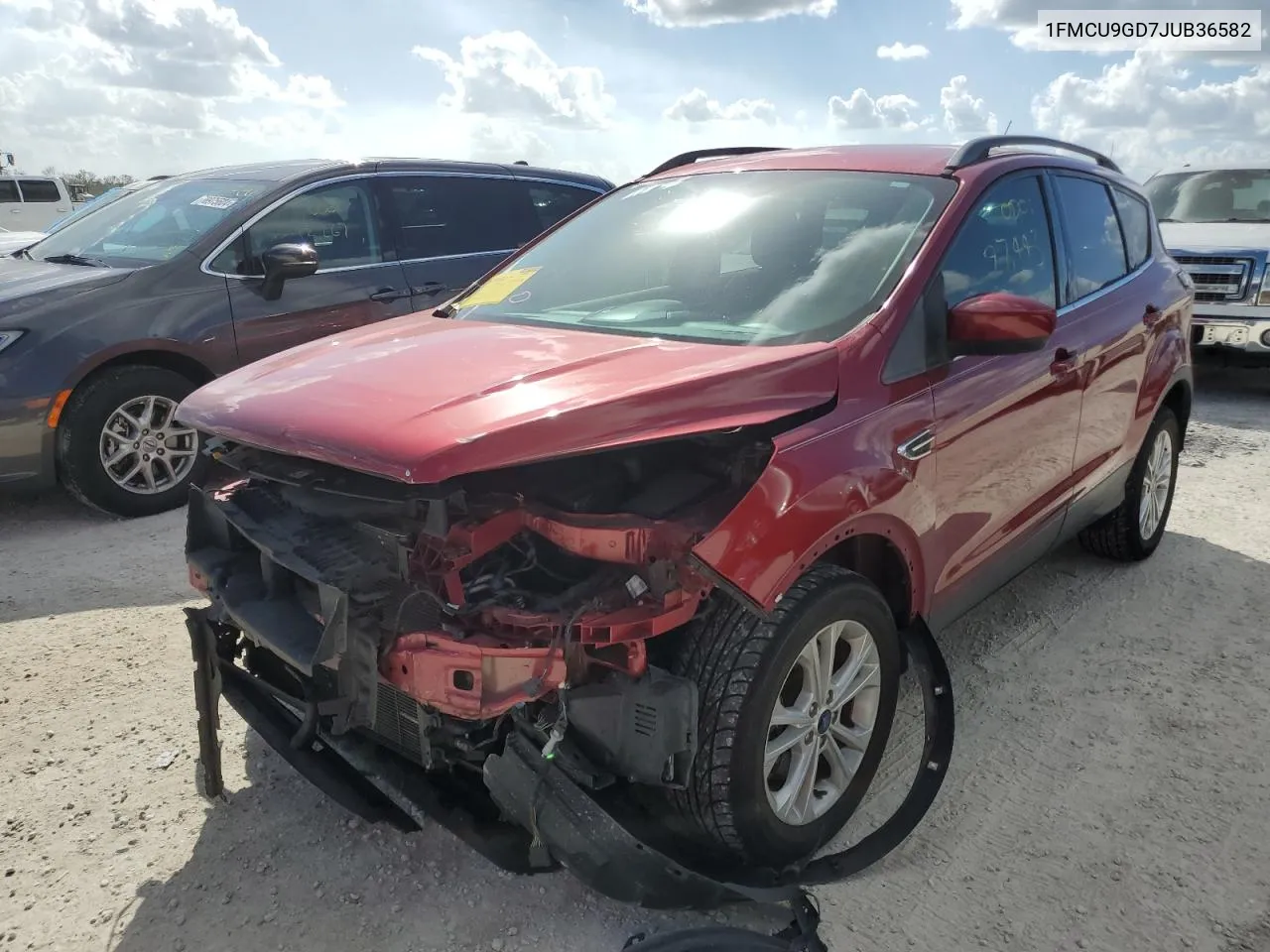 2018 Ford Escape Se VIN: 1FMCU9GD7JUB36582 Lot: 78898664