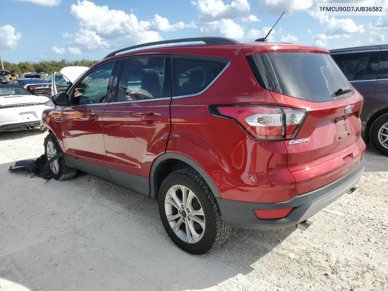 2018 Ford Escape Se VIN: 1FMCU9GD7JUB36582 Lot: 78898664