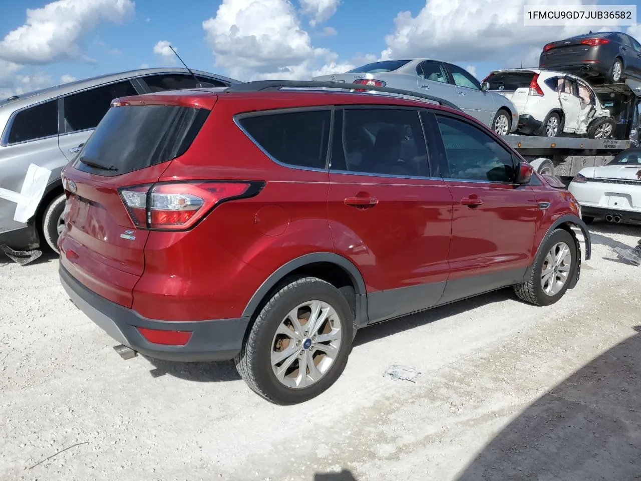 2018 Ford Escape Se VIN: 1FMCU9GD7JUB36582 Lot: 78898664