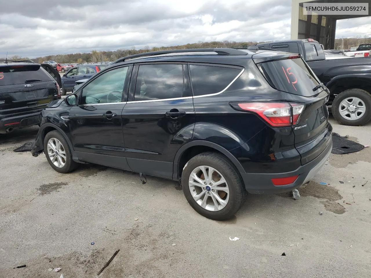 2018 Ford Escape Sel VIN: 1FMCU9HD6JUD59274 Lot: 78929204