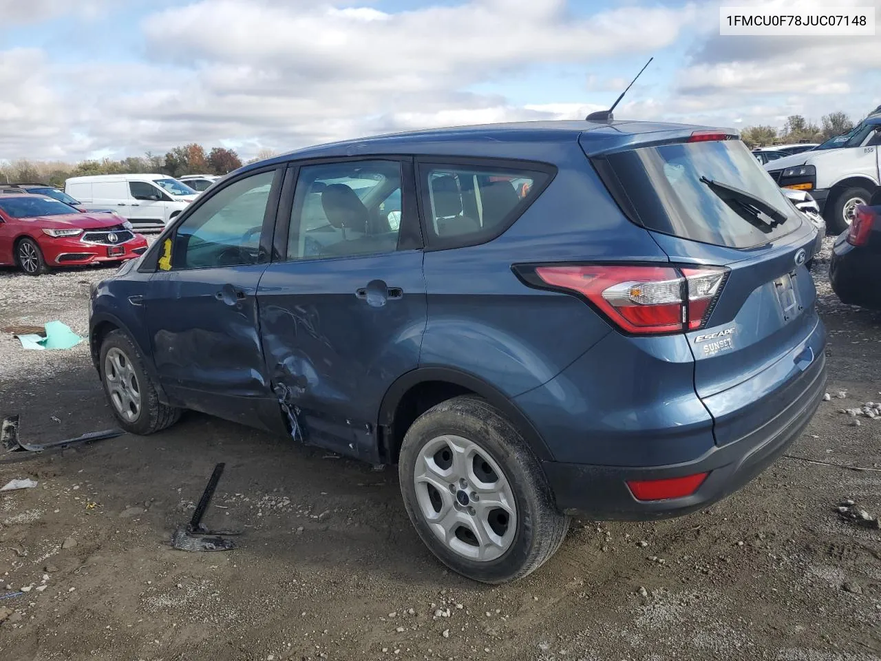 2018 Ford Escape S VIN: 1FMCU0F78JUC07148 Lot: 79173214