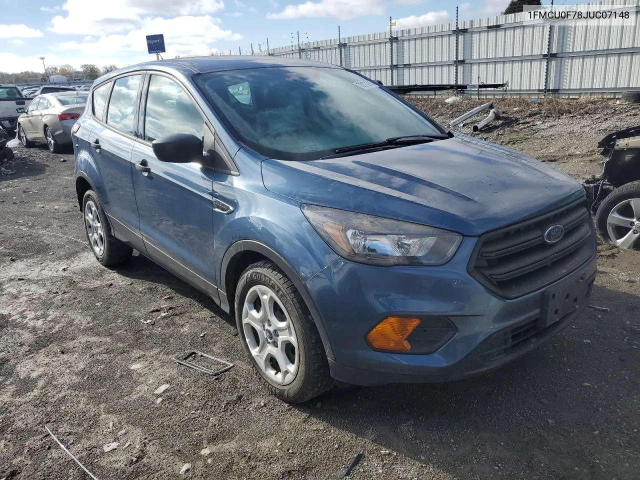 2018 Ford Escape S VIN: 1FMCU0F78JUC07148 Lot: 79173214