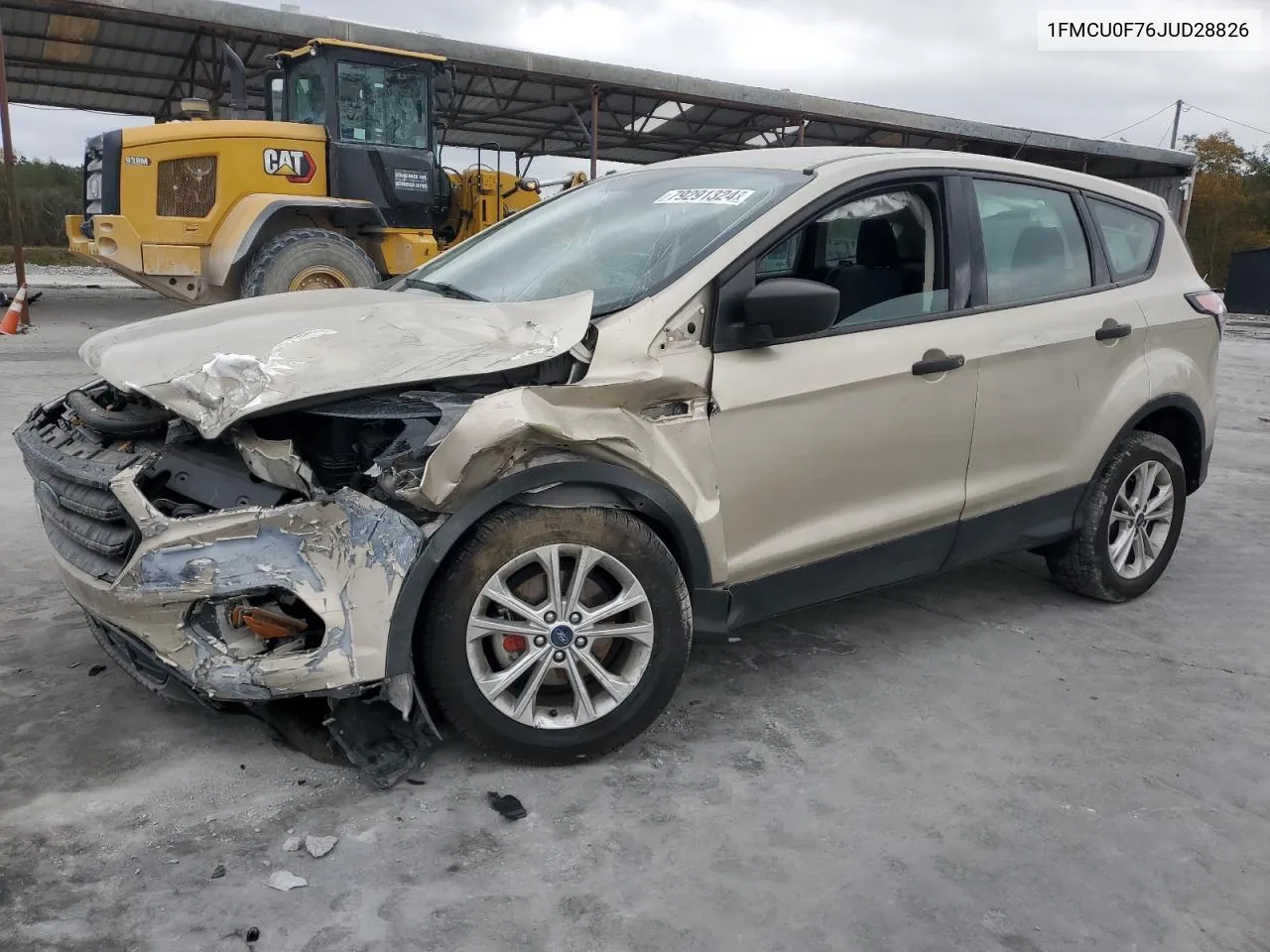 2018 Ford Escape S VIN: 1FMCU0F76JUD28826 Lot: 79291324