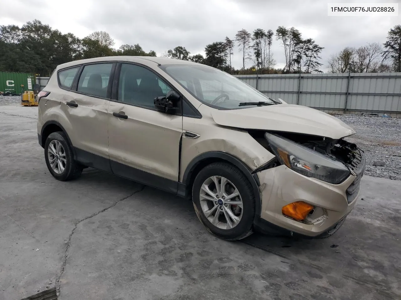 2018 Ford Escape S VIN: 1FMCU0F76JUD28826 Lot: 79291324