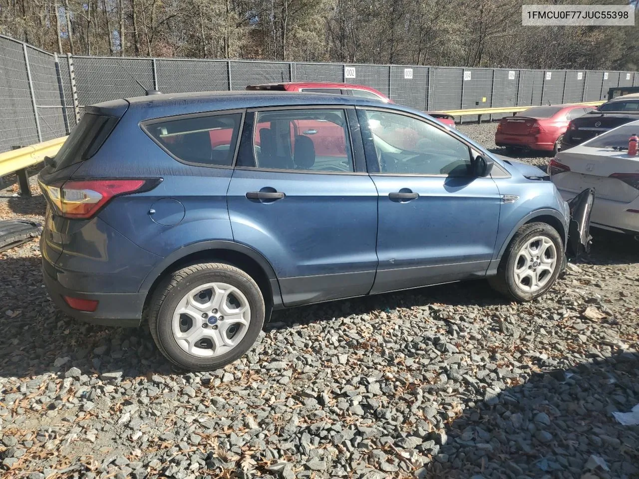 2018 Ford Escape S VIN: 1FMCU0F77JUC55398 Lot: 79385454