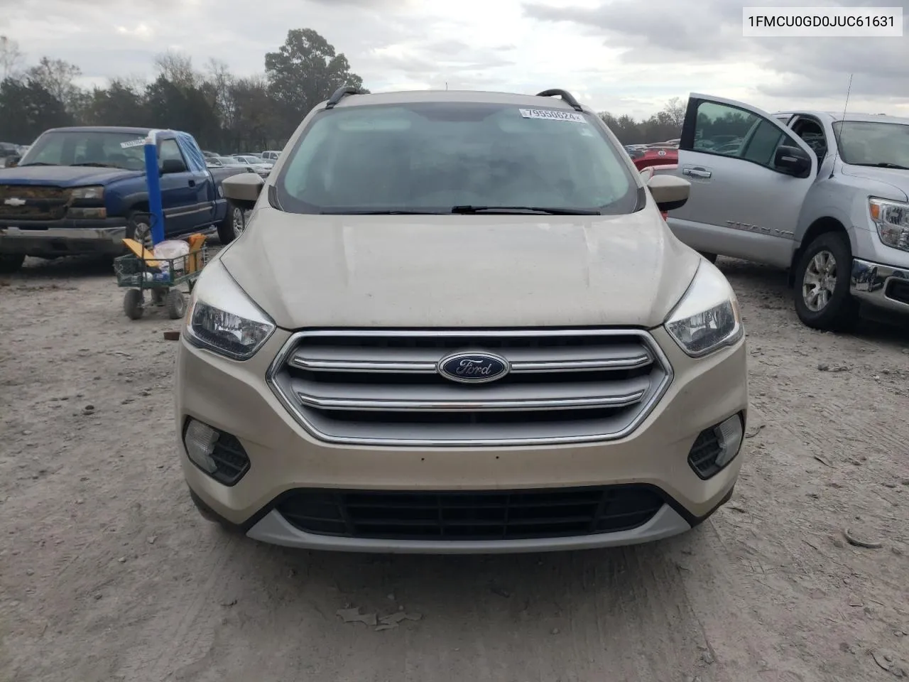 2018 Ford Escape Se VIN: 1FMCU0GD0JUC61631 Lot: 79550624