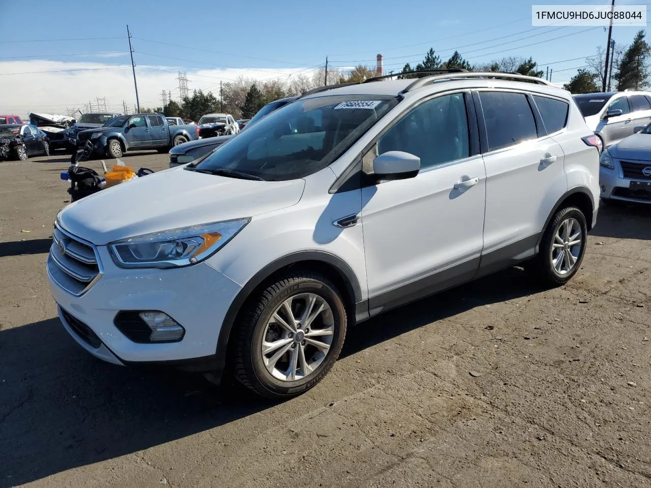 2018 Ford Escape Sel VIN: 1FMCU9HD6JUC88044 Lot: 79568554