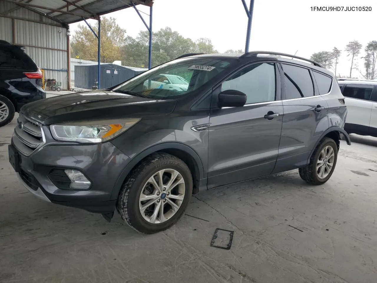 2018 Ford Escape Sel VIN: 1FMCU9HD7JUC10520 Lot: 79655274