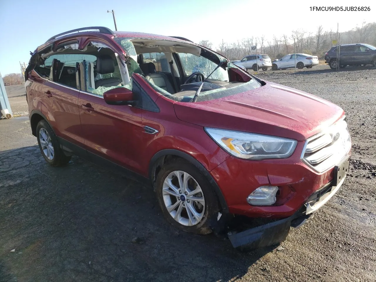 2018 Ford Escape Sel VIN: 1FMCU9HD5JUB26826 Lot: 79706534