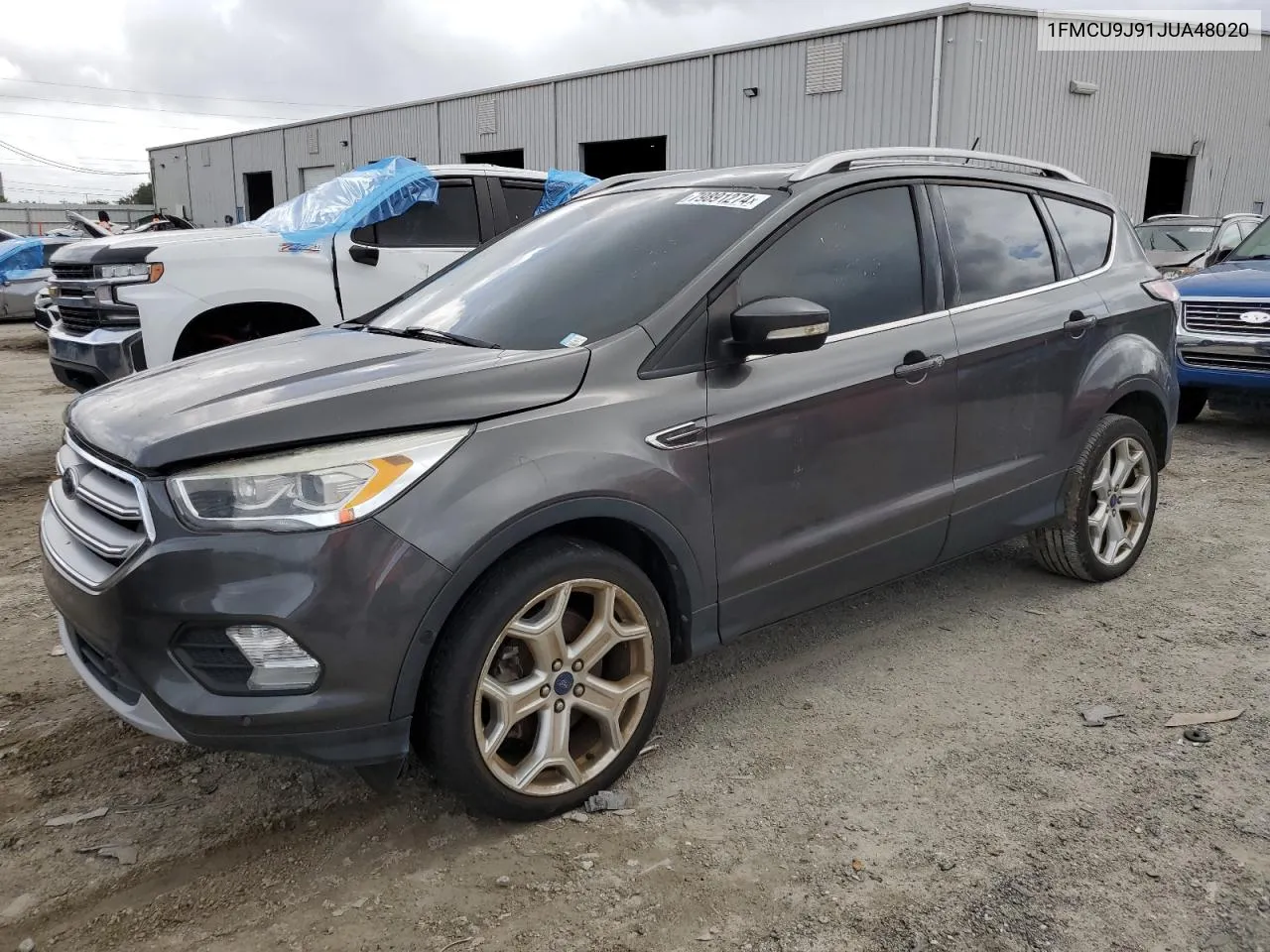 2018 Ford Escape Titanium VIN: 1FMCU9J91JUA48020 Lot: 79891274