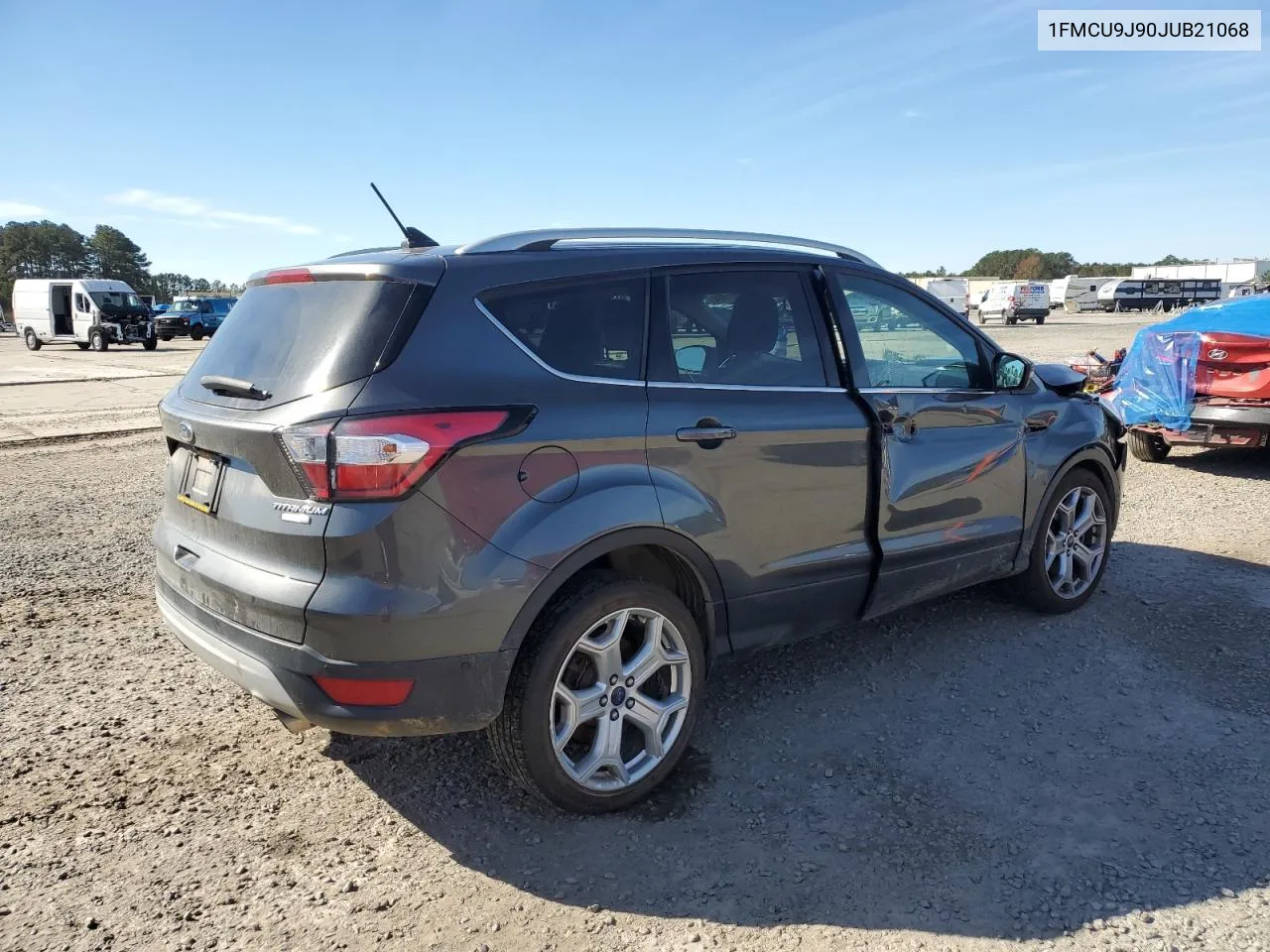 2018 Ford Escape Titanium VIN: 1FMCU9J90JUB21068 Lot: 79901884