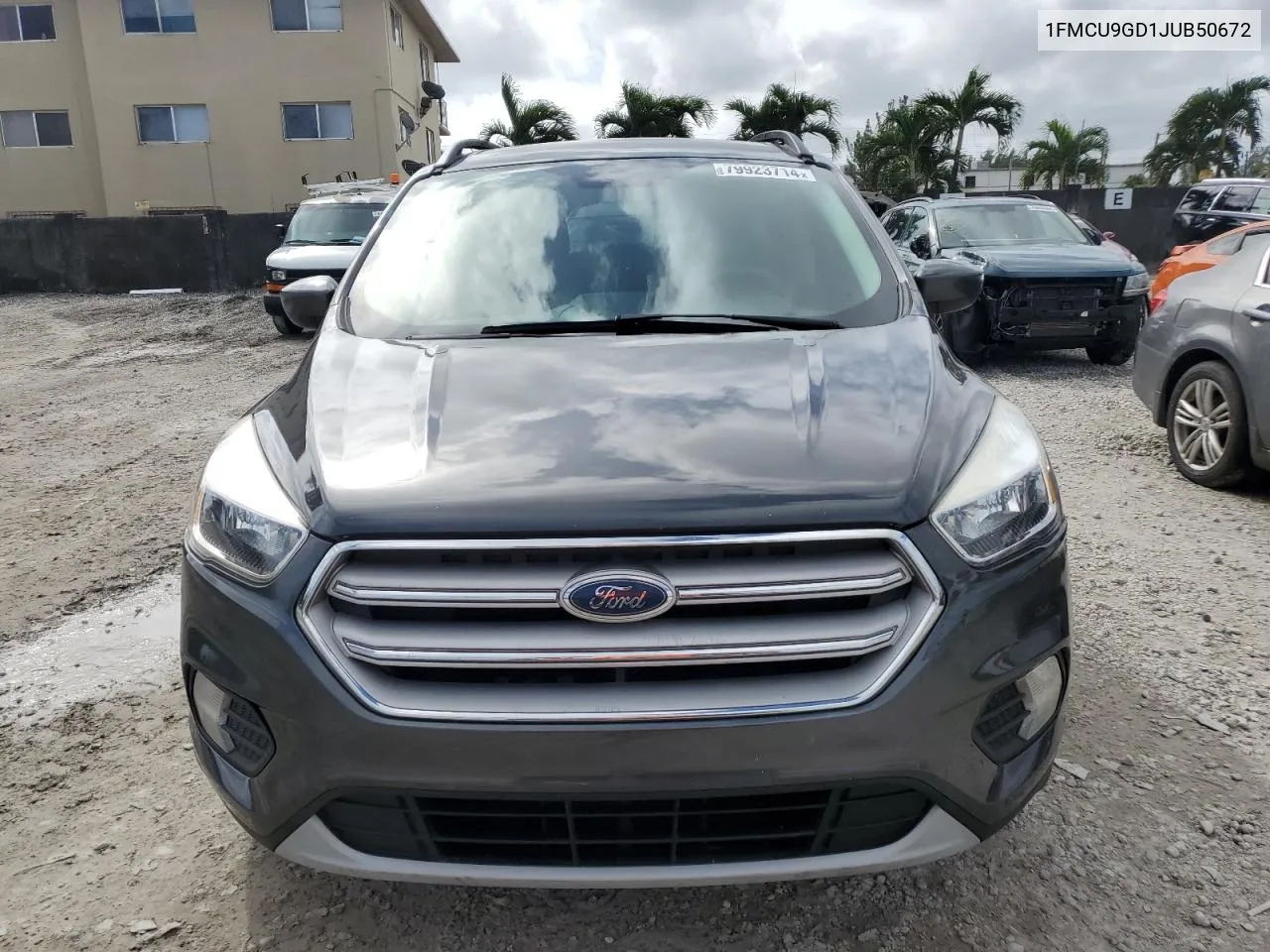 2018 Ford Escape Se VIN: 1FMCU9GD1JUB50672 Lot: 79923714