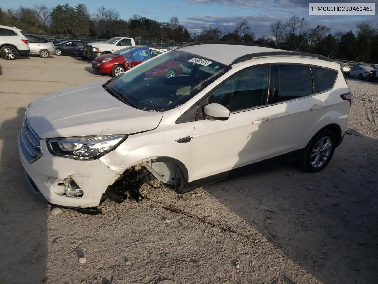 2018 Ford Escape Sel VIN: 1FMCU9HD2JUA60462 Lot: 79968424