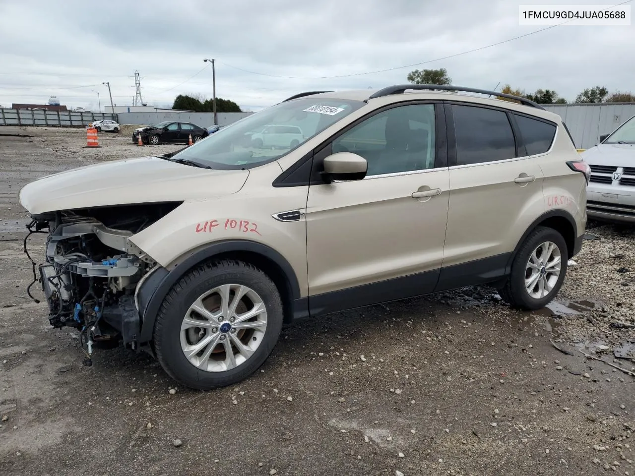 2018 Ford Escape Se VIN: 1FMCU9GD4JUA05688 Lot: 80010154