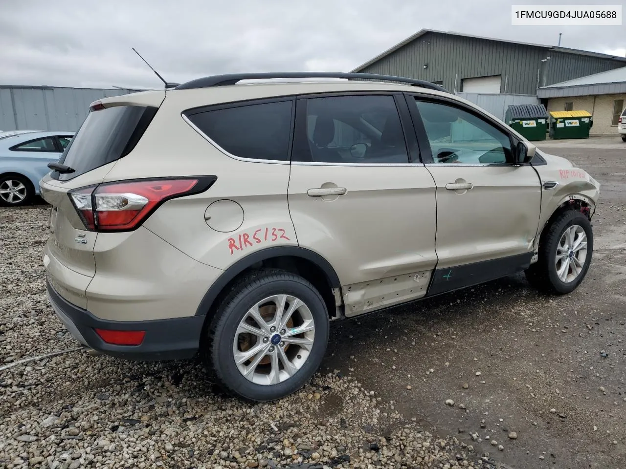 2018 Ford Escape Se VIN: 1FMCU9GD4JUA05688 Lot: 80010154