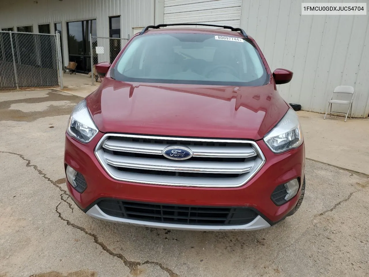 2018 Ford Escape Se VIN: 1FMCU0GDXJUC54704 Lot: 80097744