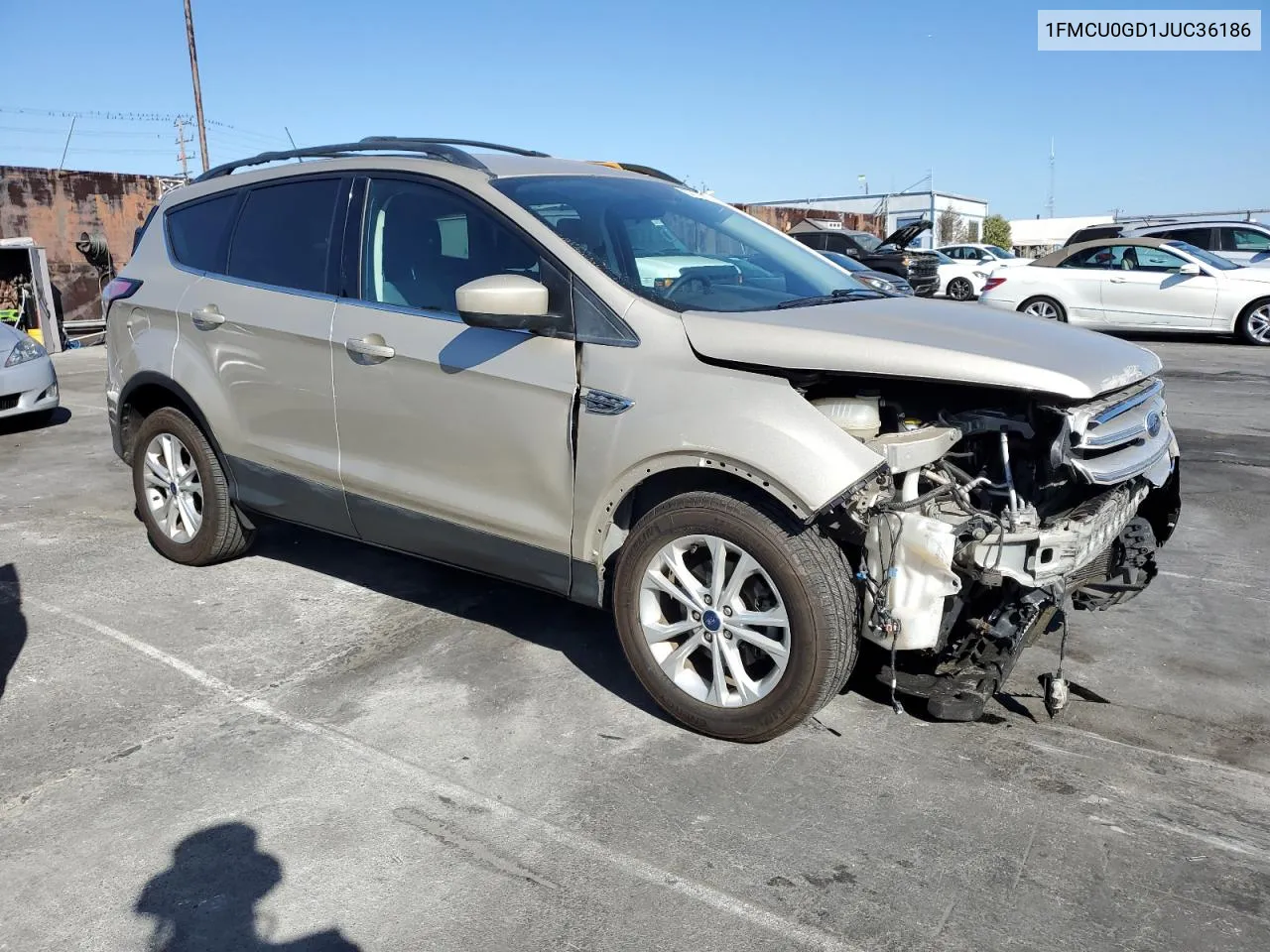 2018 Ford Escape Se VIN: 1FMCU0GD1JUC36186 Lot: 80174164