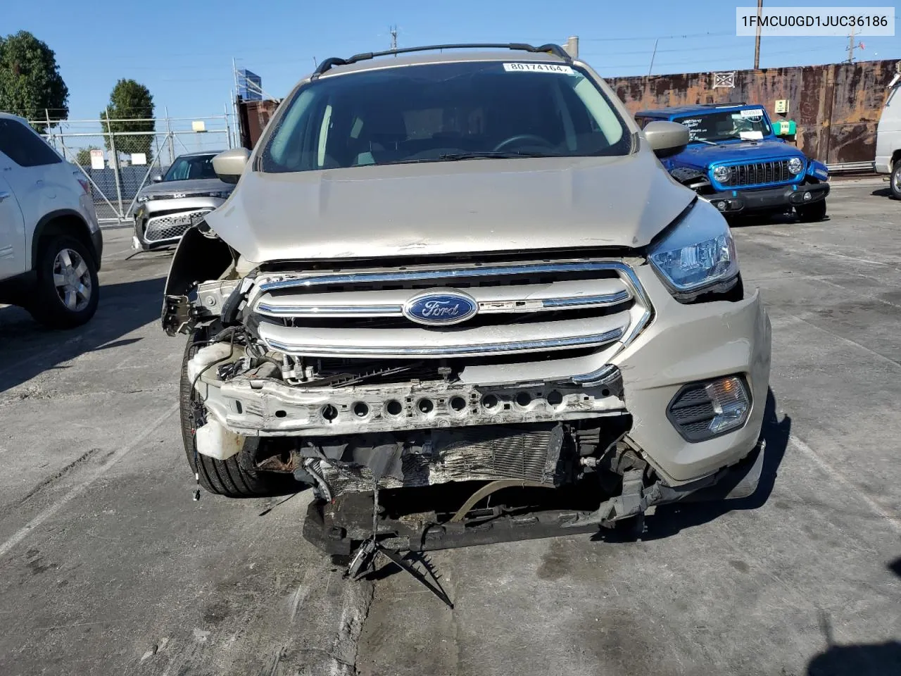 2018 Ford Escape Se VIN: 1FMCU0GD1JUC36186 Lot: 80174164