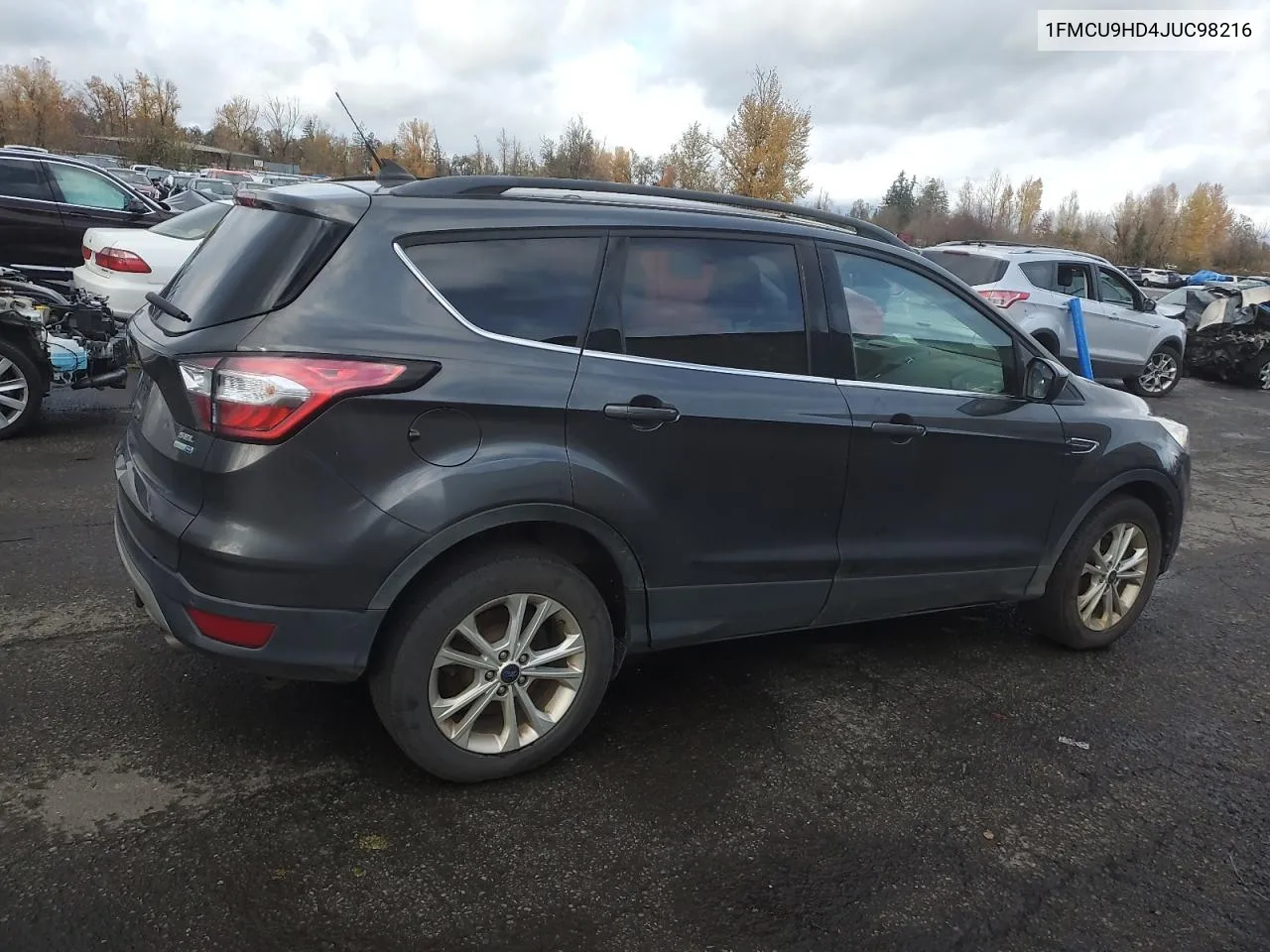 2018 Ford Escape Sel VIN: 1FMCU9HD4JUC98216 Lot: 80201874