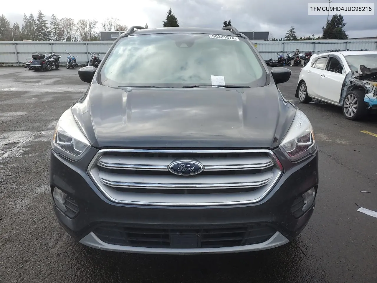 2018 Ford Escape Sel VIN: 1FMCU9HD4JUC98216 Lot: 80201874