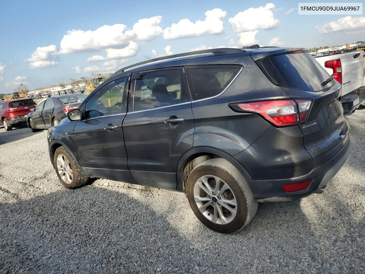 2018 Ford Escape Se VIN: 1FMCU9GD9JUA69967 Lot: 80259734