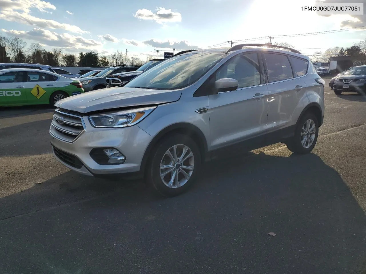 2018 Ford Escape Se VIN: 1FMCU0GD7JUC77051 Lot: 80289954