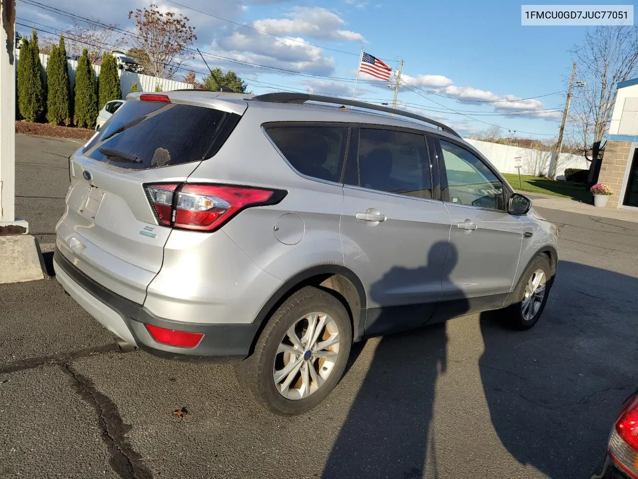 2018 Ford Escape Se VIN: 1FMCU0GD7JUC77051 Lot: 80289954