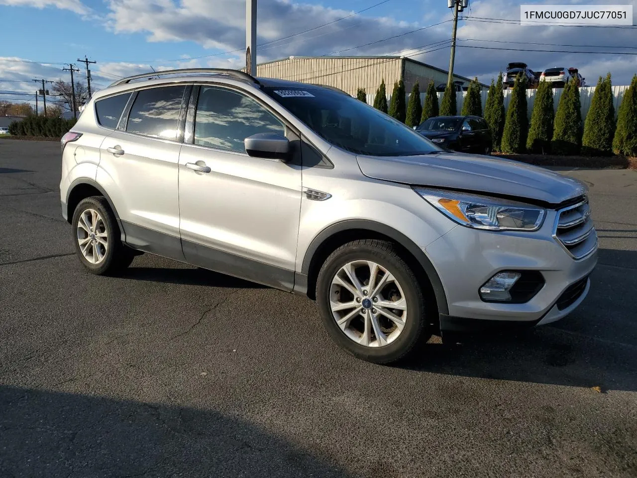 2018 Ford Escape Se VIN: 1FMCU0GD7JUC77051 Lot: 80289954