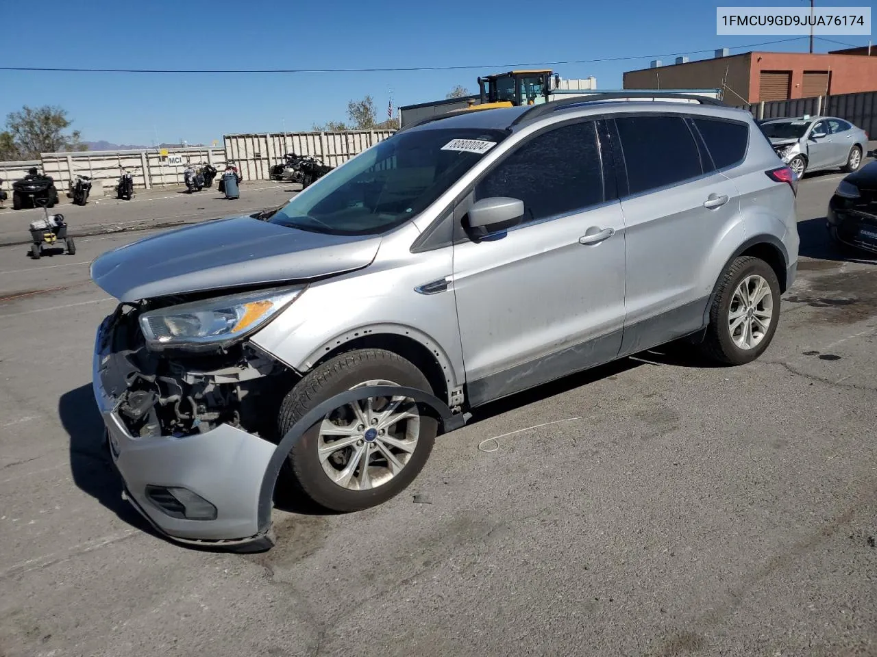 2018 Ford Escape Se VIN: 1FMCU9GD9JUA76174 Lot: 80800004