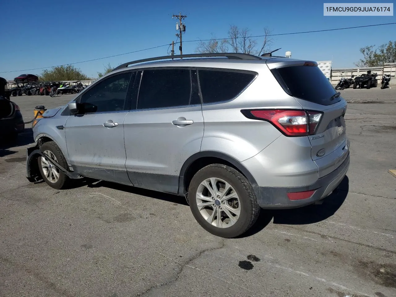 2018 Ford Escape Se VIN: 1FMCU9GD9JUA76174 Lot: 80800004