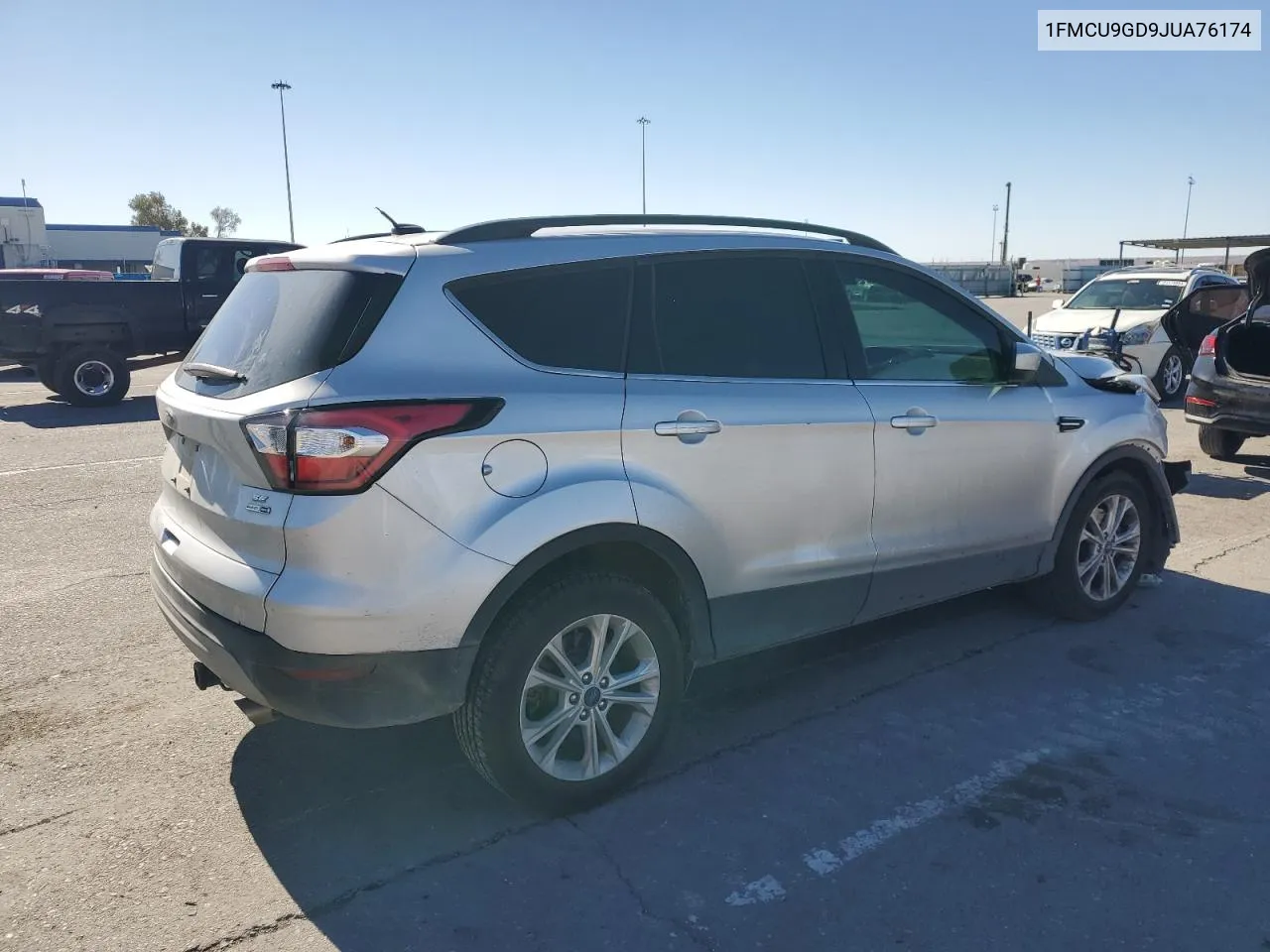 2018 Ford Escape Se VIN: 1FMCU9GD9JUA76174 Lot: 80800004