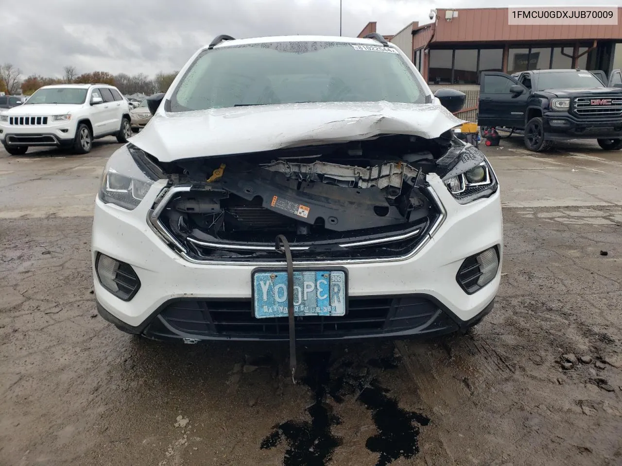 2018 Ford Escape Se VIN: 1FMCU0GDXJUB70009 Lot: 81022544