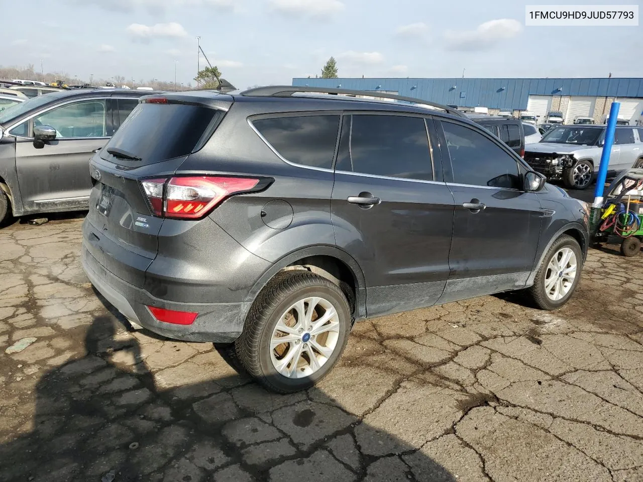 2018 Ford Escape Sel VIN: 1FMCU9HD9JUD57793 Lot: 81125574