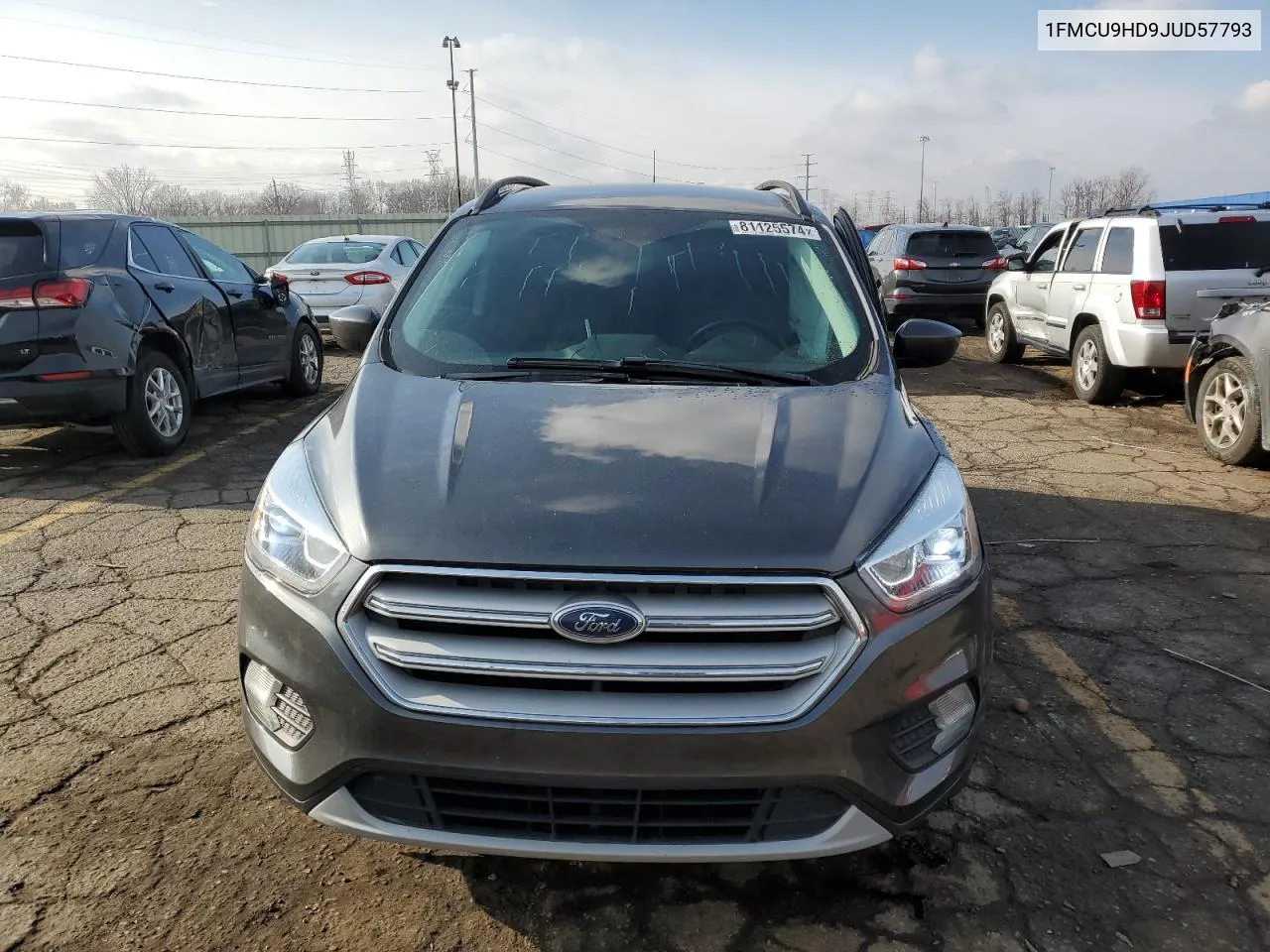 2018 Ford Escape Sel VIN: 1FMCU9HD9JUD57793 Lot: 81125574