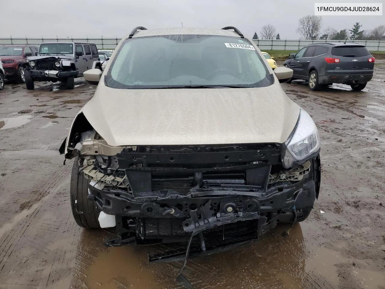 2018 Ford Escape Se VIN: 1FMCU9GD4JUD28624 Lot: 81276504