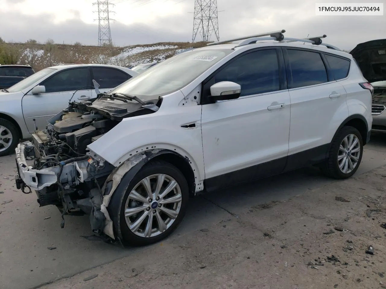 2018 Ford Escape Titanium VIN: 1FMCU9J95JUC70494 Lot: 81353034