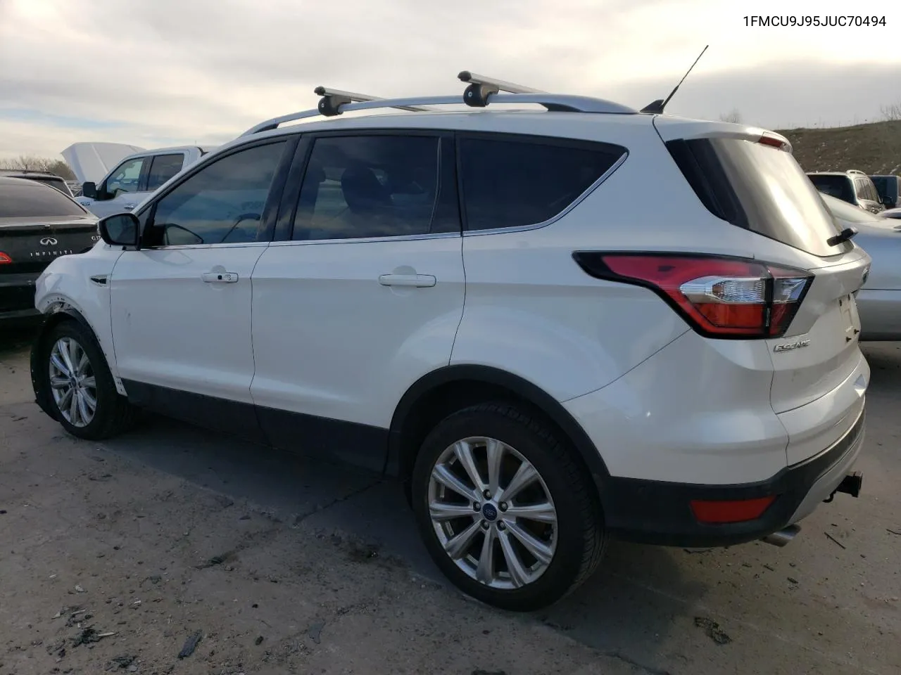 2018 Ford Escape Titanium VIN: 1FMCU9J95JUC70494 Lot: 81353034