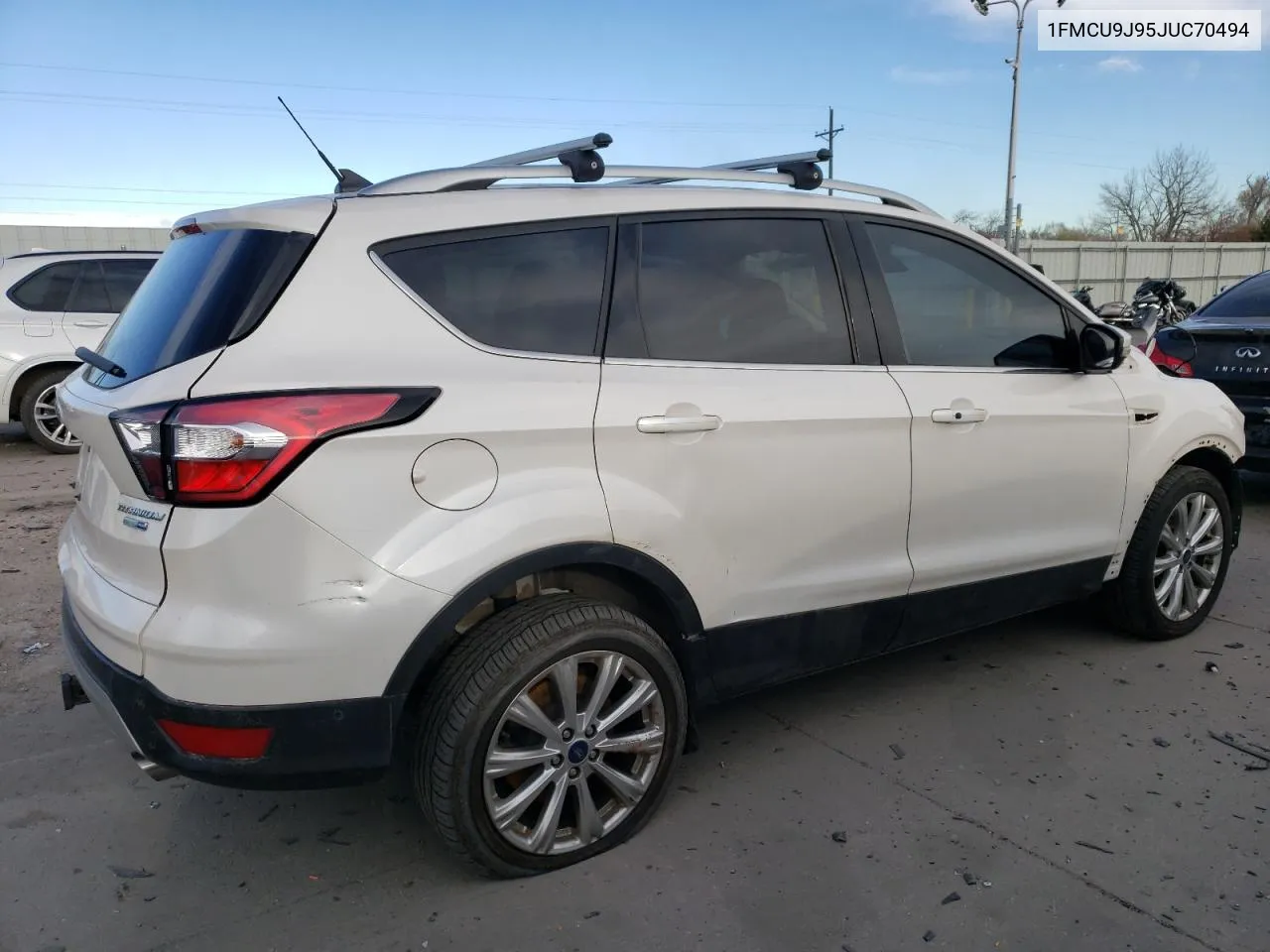 2018 Ford Escape Titanium VIN: 1FMCU9J95JUC70494 Lot: 81353034