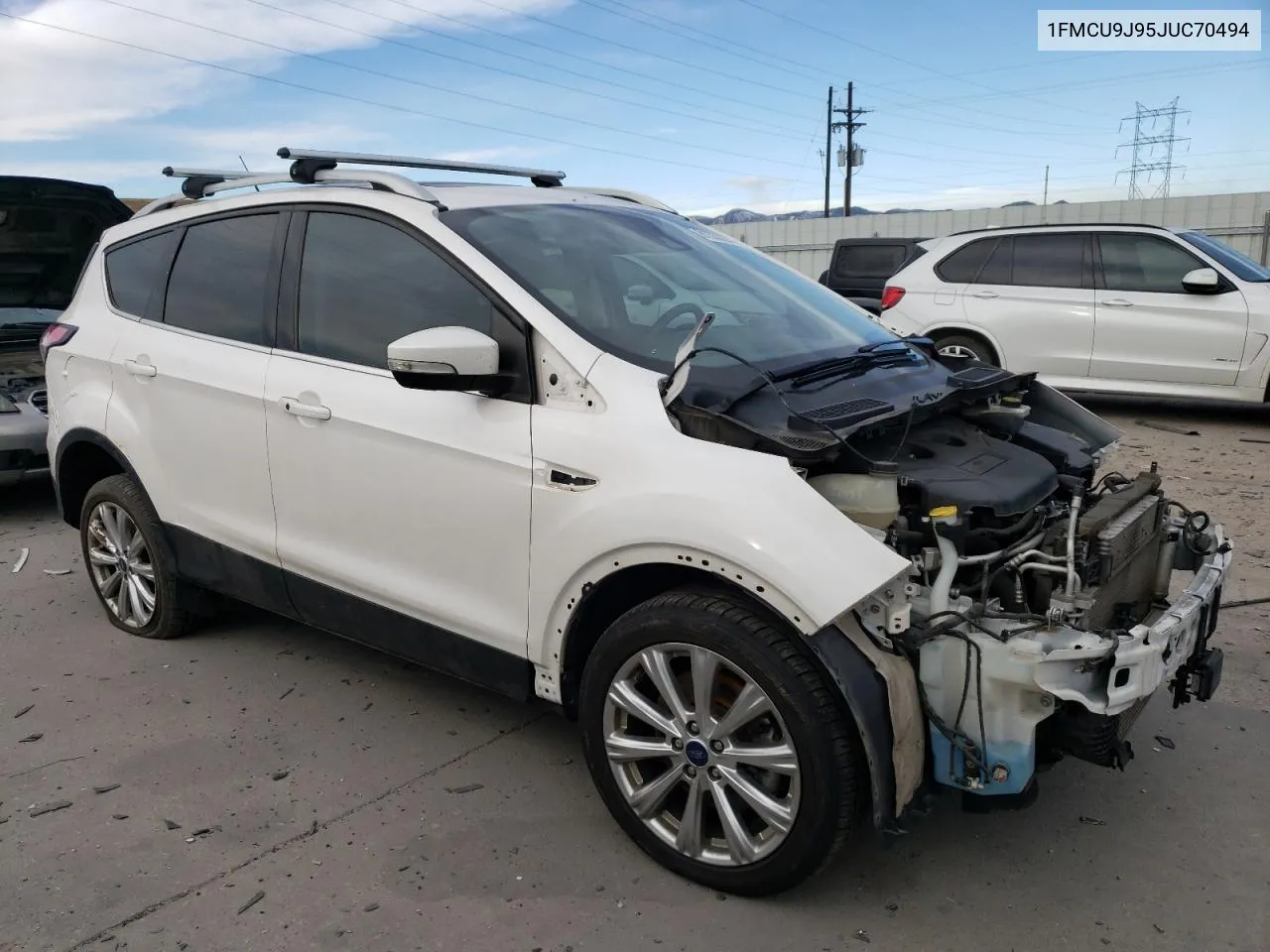 2018 Ford Escape Titanium VIN: 1FMCU9J95JUC70494 Lot: 81353034