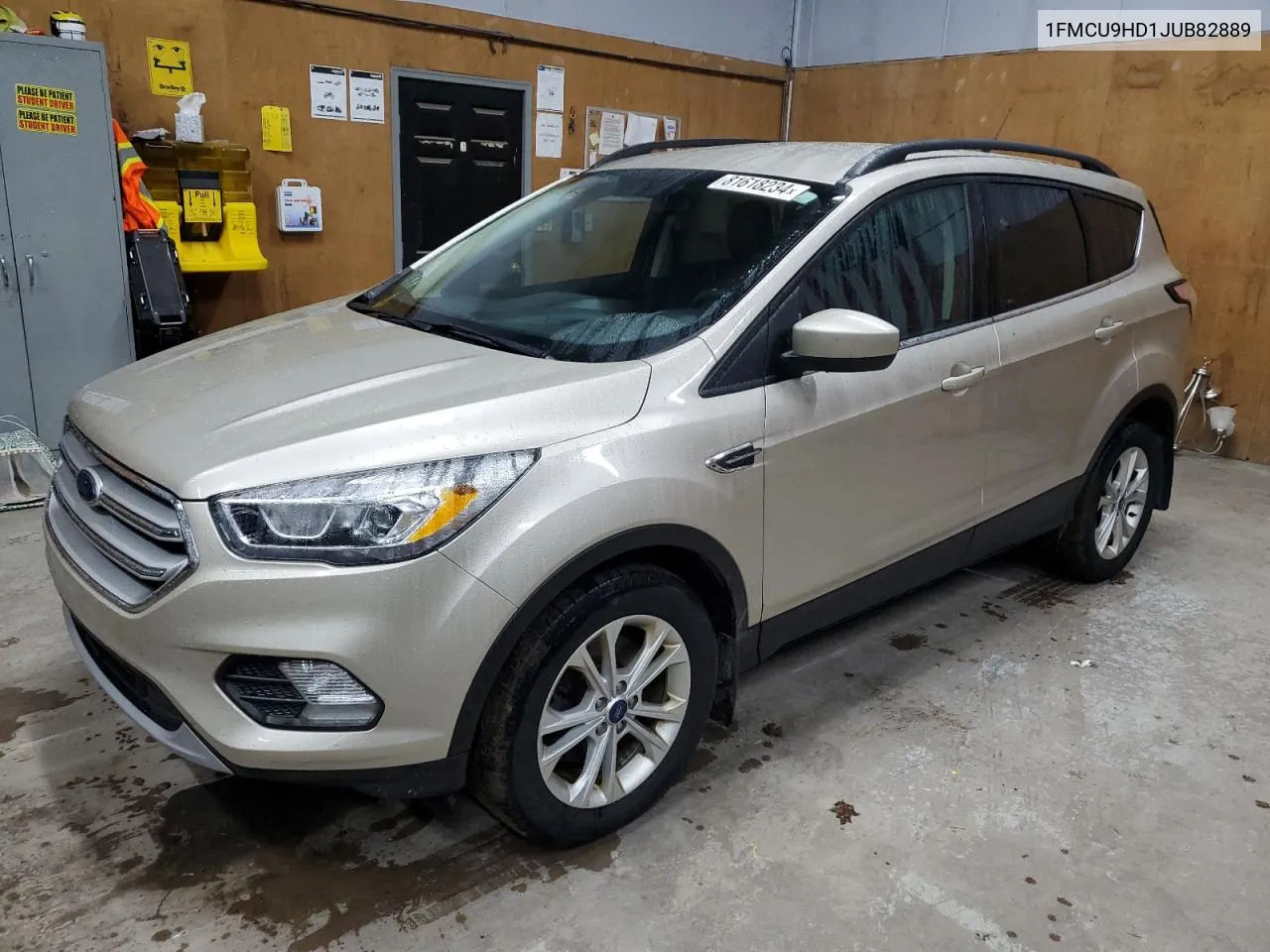 2018 Ford Escape Sel VIN: 1FMCU9HD1JUB82889 Lot: 81618234