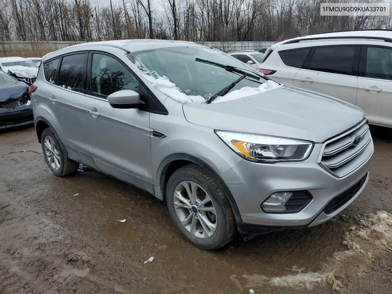 2019 Ford Escape Se VIN: 1FMCU9GD9KUA33701 Lot: 38088384