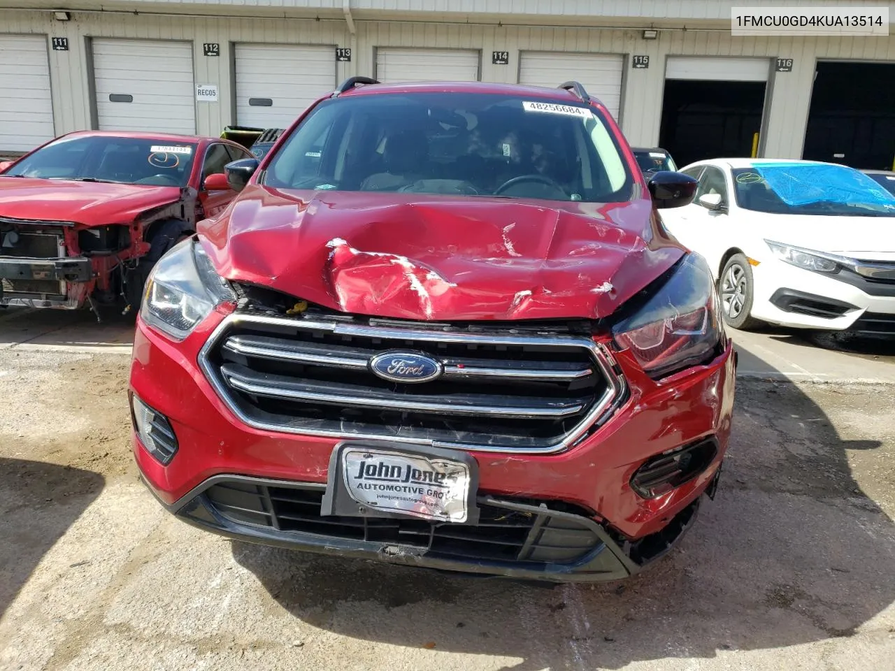 2019 Ford Escape Se VIN: 1FMCU0GD4KUA13514 Lot: 48256684