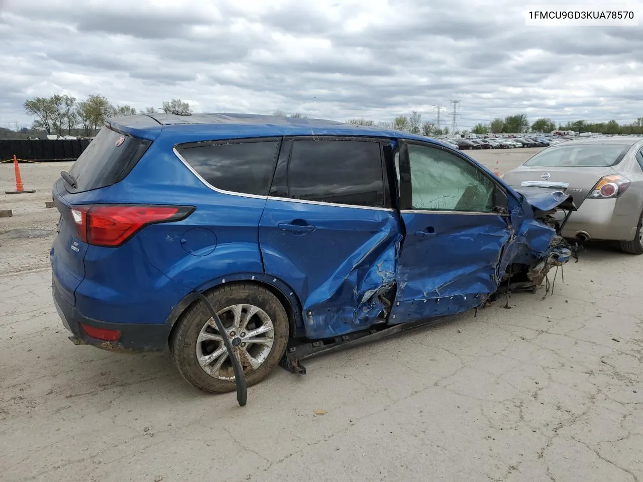 2019 Ford Escape Se VIN: 1FMCU9GD3KUA78570 Lot: 50956634