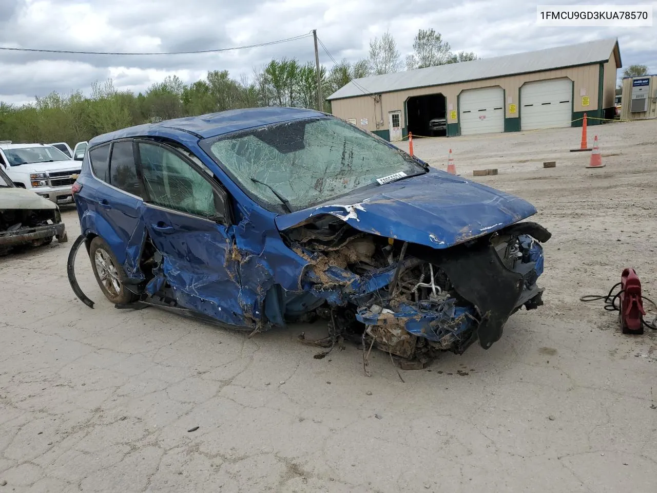 2019 Ford Escape Se VIN: 1FMCU9GD3KUA78570 Lot: 50956634