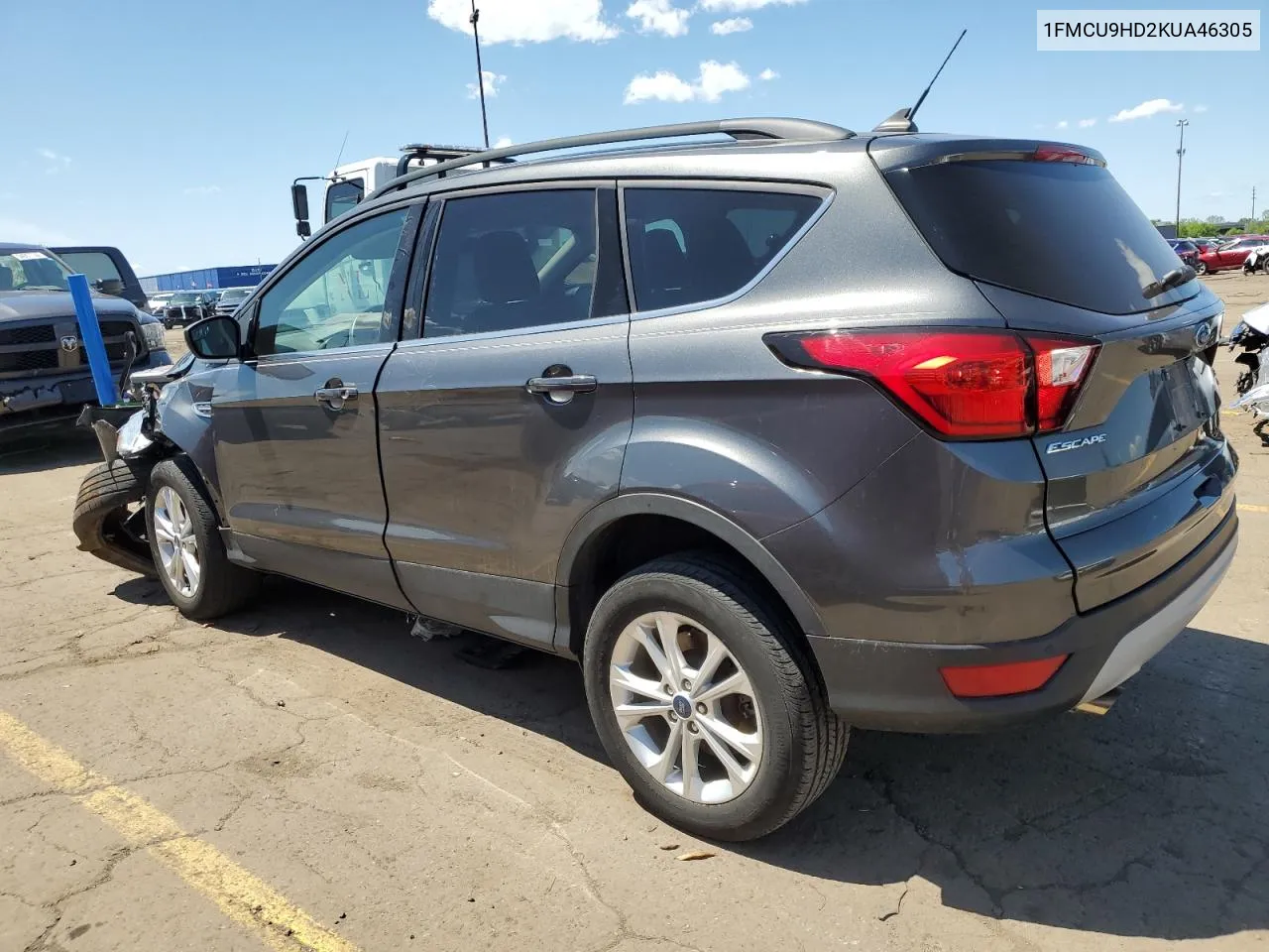 2019 Ford Escape Sel VIN: 1FMCU9HD2KUA46305 Lot: 51751664