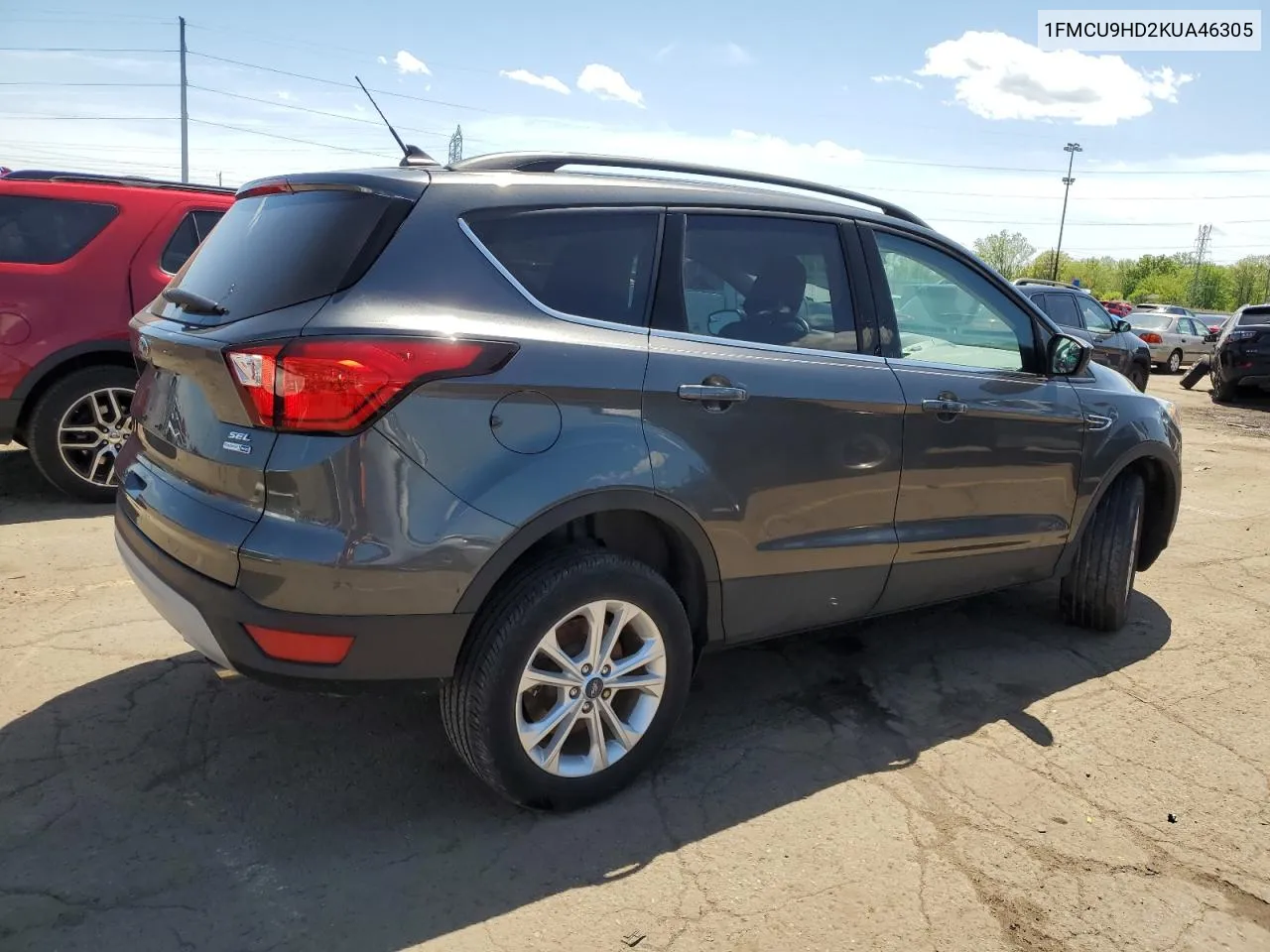 2019 Ford Escape Sel VIN: 1FMCU9HD2KUA46305 Lot: 51751664