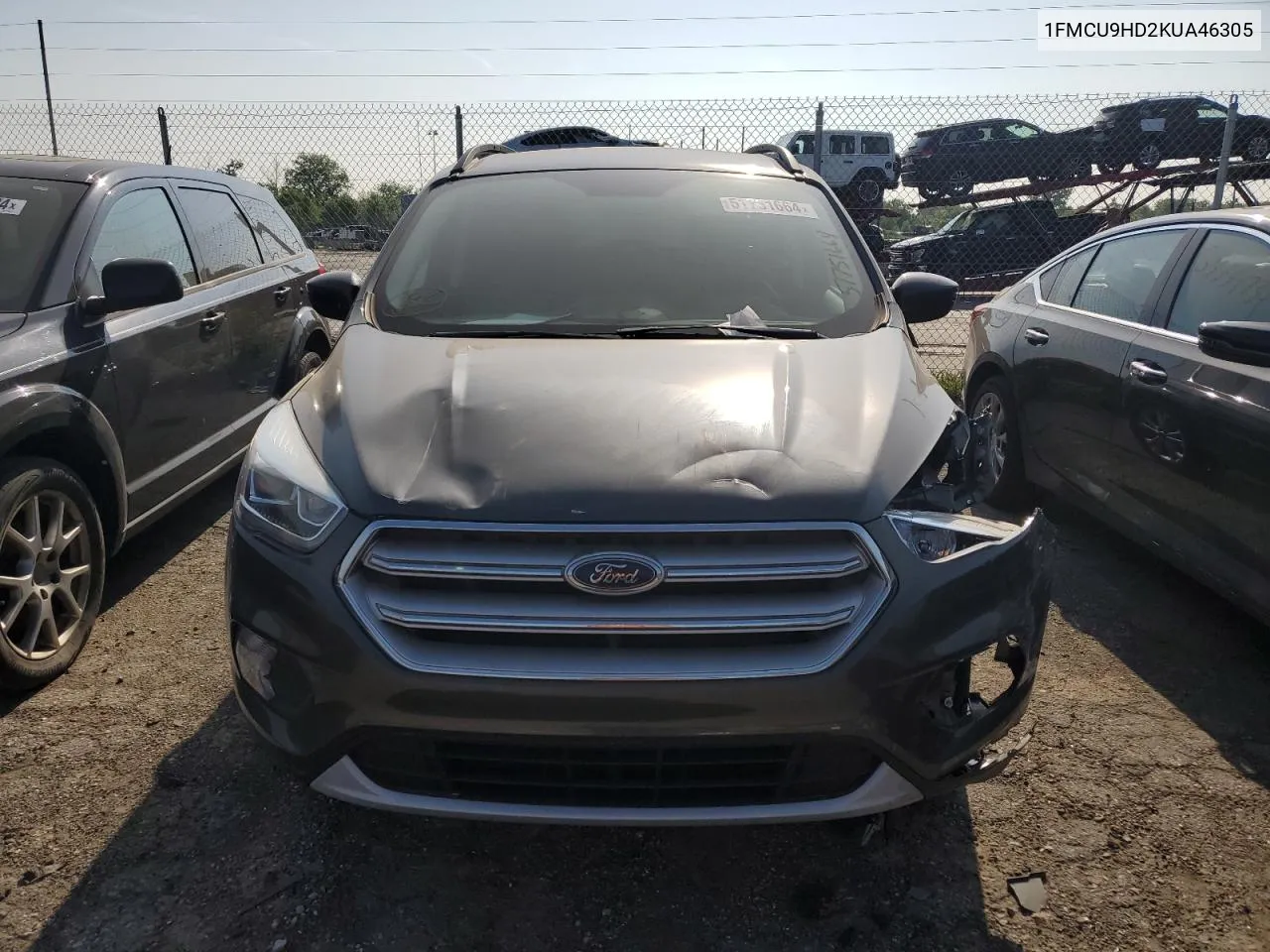 2019 Ford Escape Sel VIN: 1FMCU9HD2KUA46305 Lot: 51751664