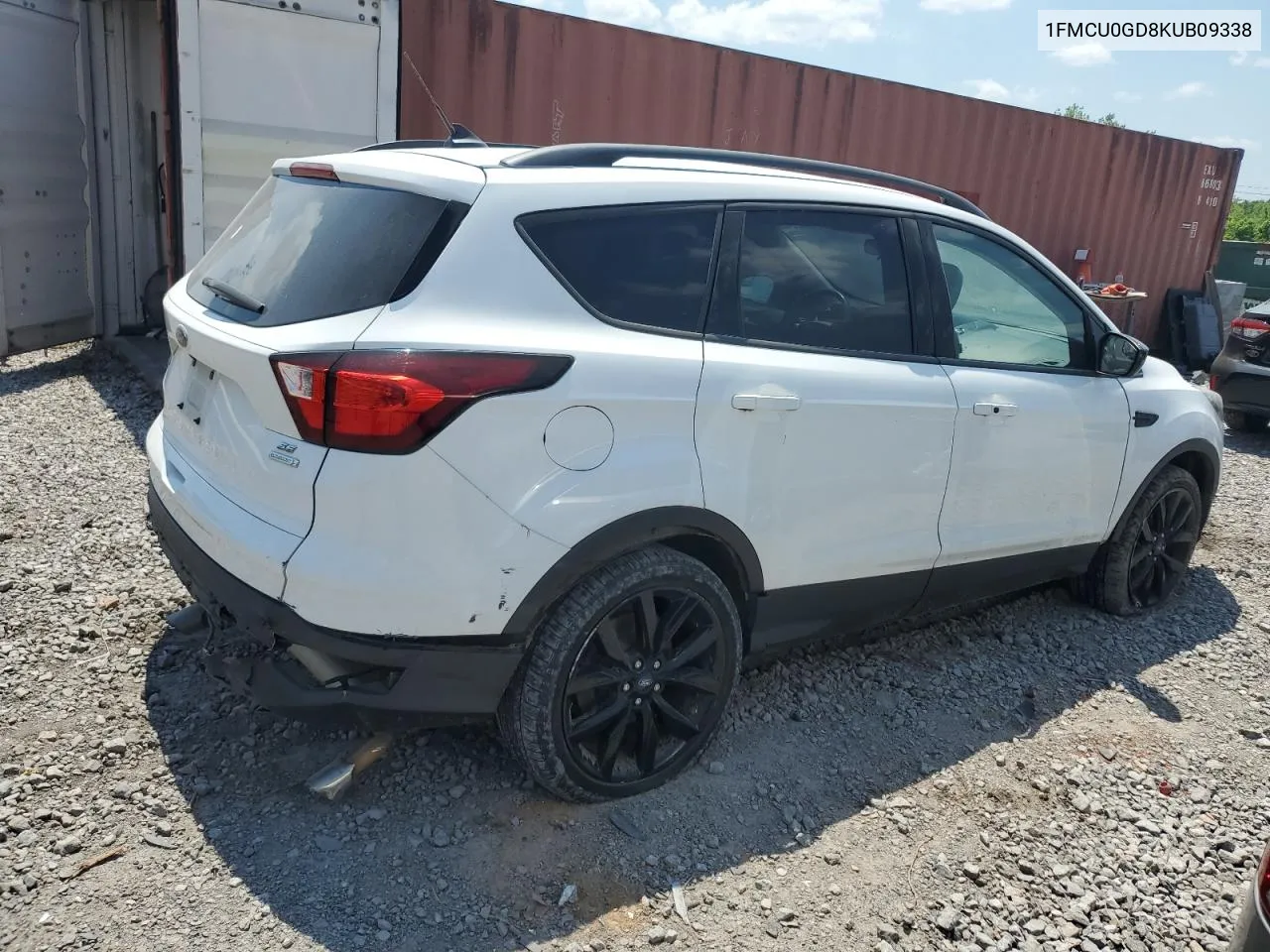 2019 Ford Escape Se VIN: 1FMCU0GD8KUB09338 Lot: 52194664